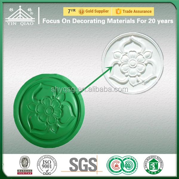 Best Quality Different Shape Interior Artistic Moistureproof Ceiling Medallion Molds