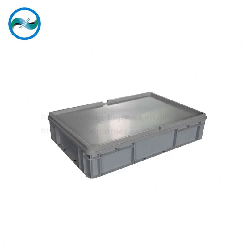 High quality EU4611 Euro standard plastic container/PP box 600*400*120 mm for warehouse