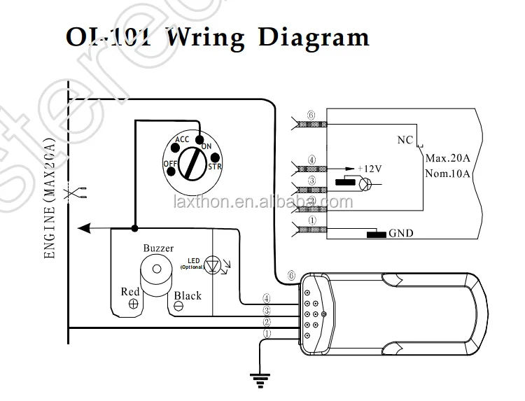 RFID 2.4Ghz car engine immobilizer