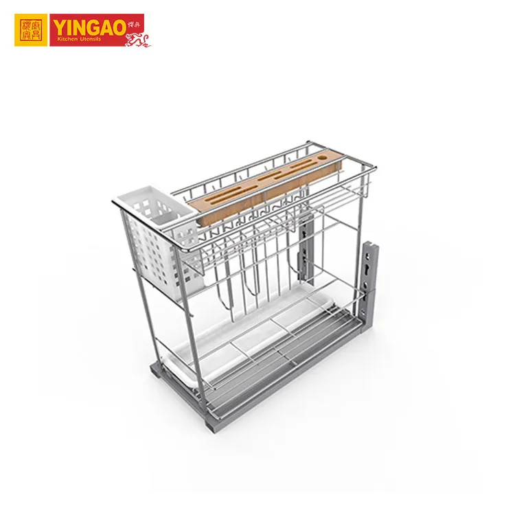 Multiple-function metal wire basket narrow basket iron wire basket