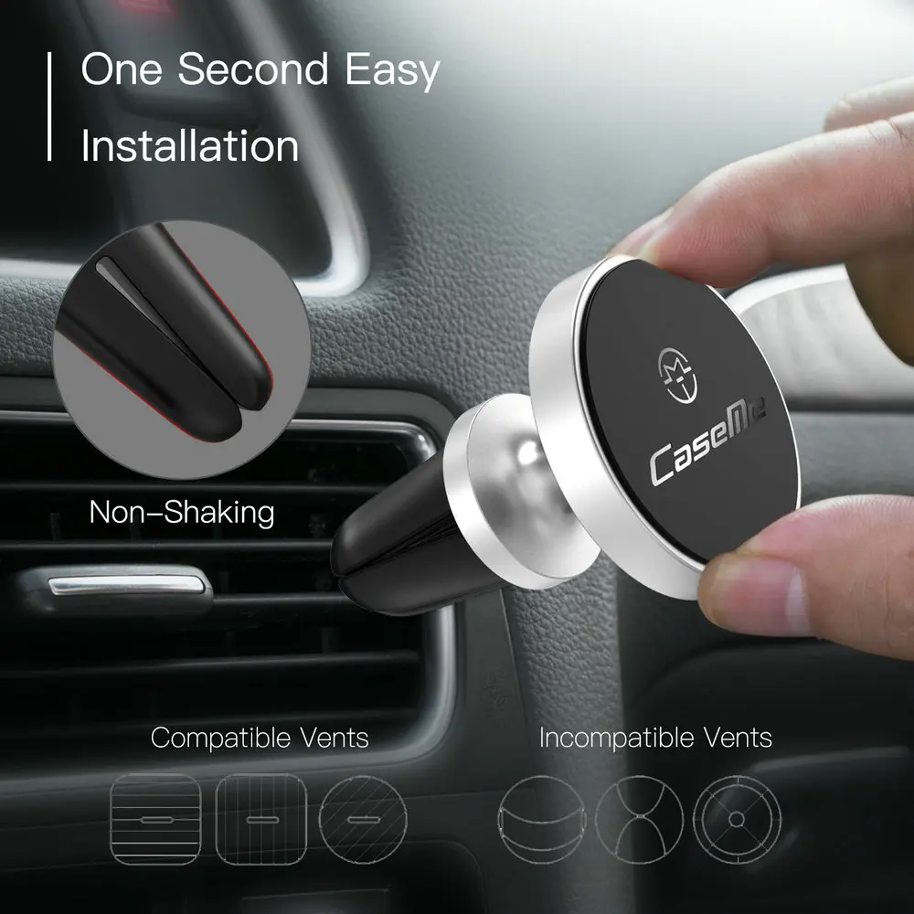 Новинка 2020, магнитный автомобильный держатель для мобильного телефона с креплением на вентиляционное отверстие, подставка, держатель смартфона для магнитного автомобильного держателя