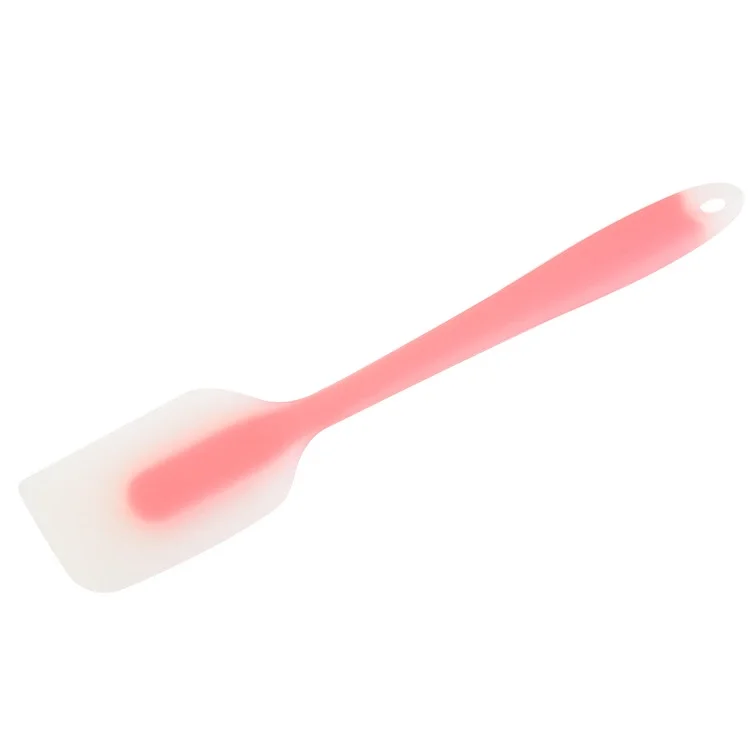 Good Grip Kitchen Utensils Heat Resistant Pastry Tool Transparent Silicone Kitchen Baking Flexible Spatula