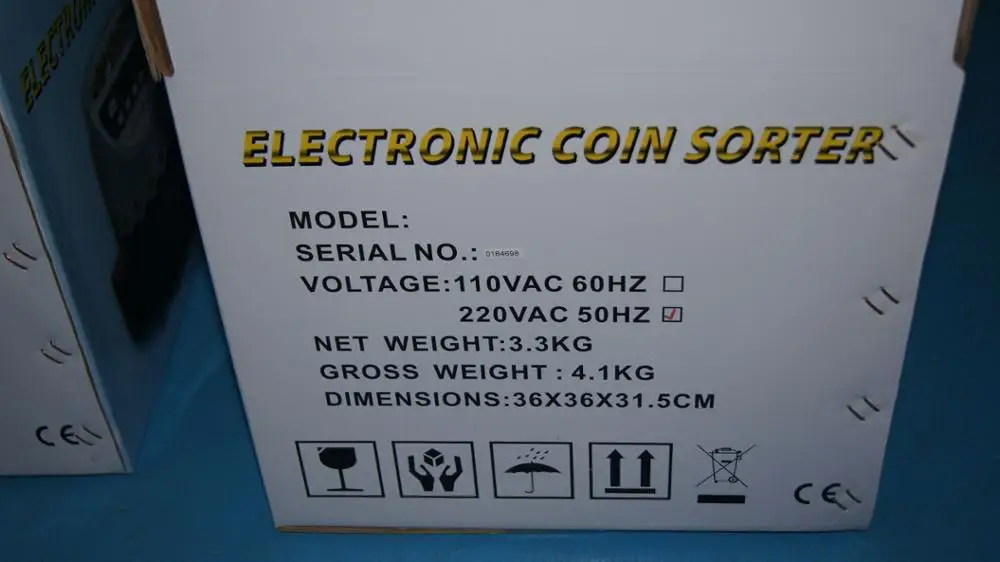 Высококачественный пластиковый Европейский автоматический сортировщик монет/счетчик купюр CS550