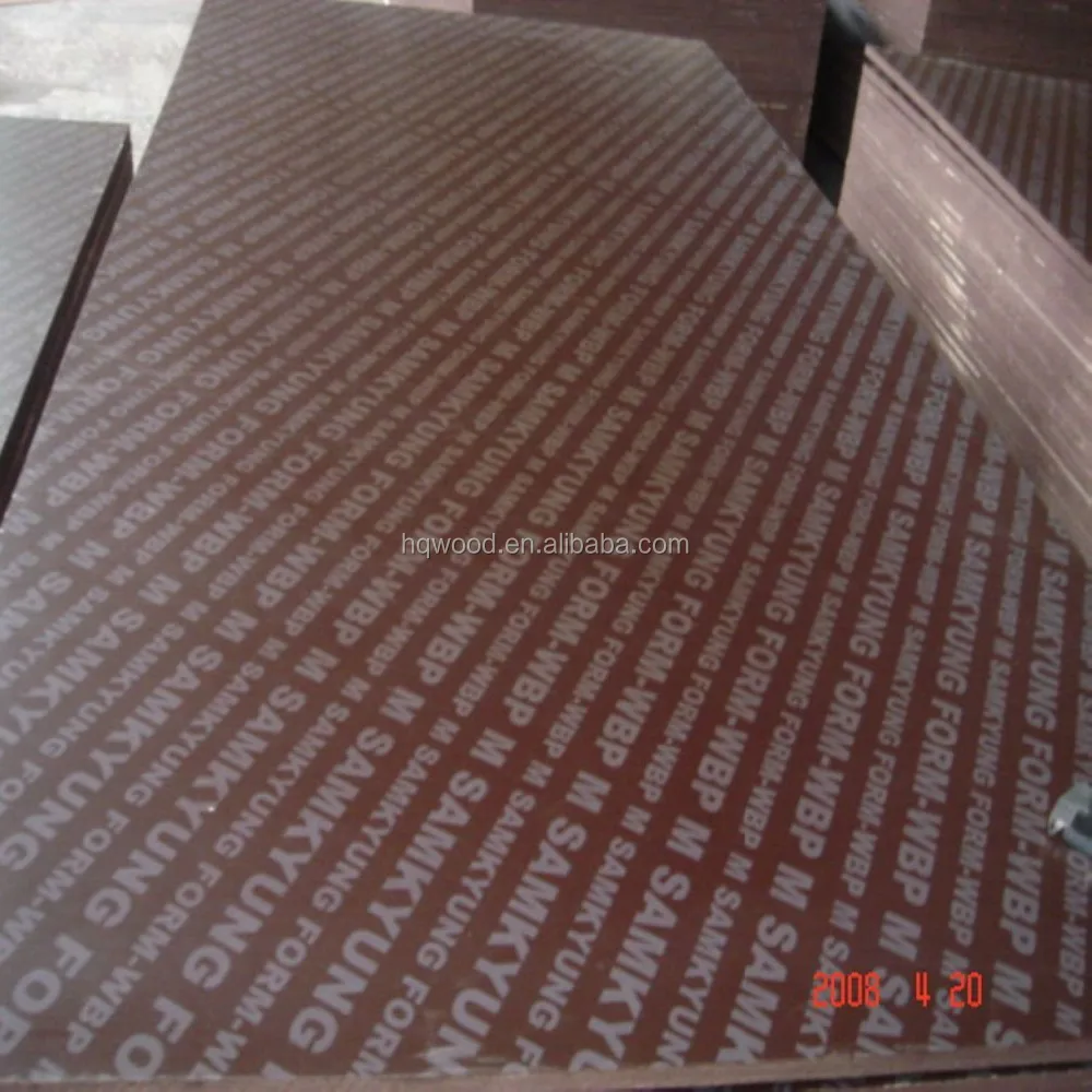 Marine plex film faced plywood /reusable plastic formwork /concrete formwork scaffolding