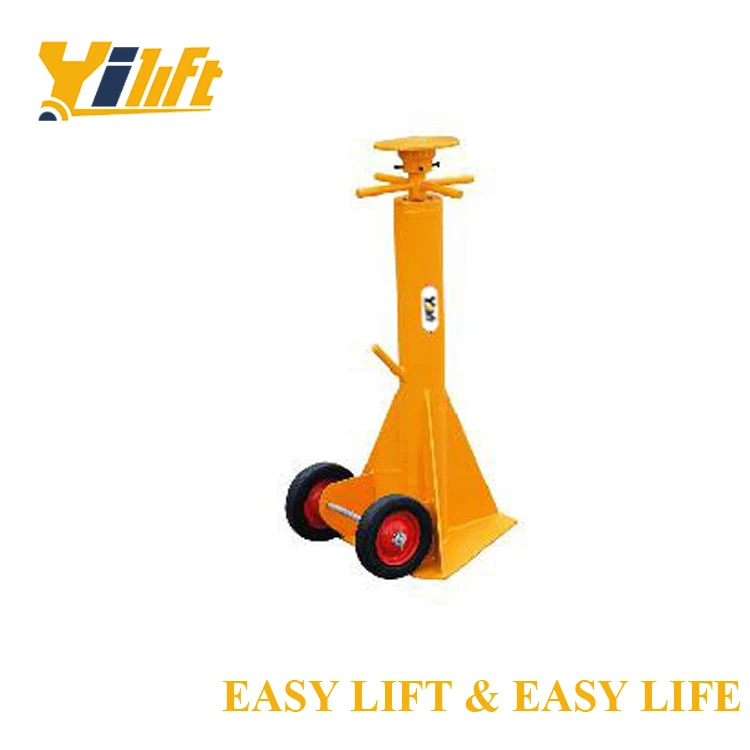 Exquisite Workmanship TJ40 Yellow 15triangular Base Plate Spin-top Jacks Hydraulic Jack