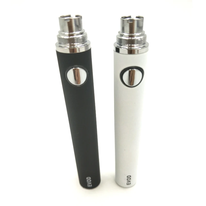 2019 Vaporizer Good Quality Vape pen Battery 510 Thread EVOD 650 mAh,1100MAH Rechargeable Battery can with Charger