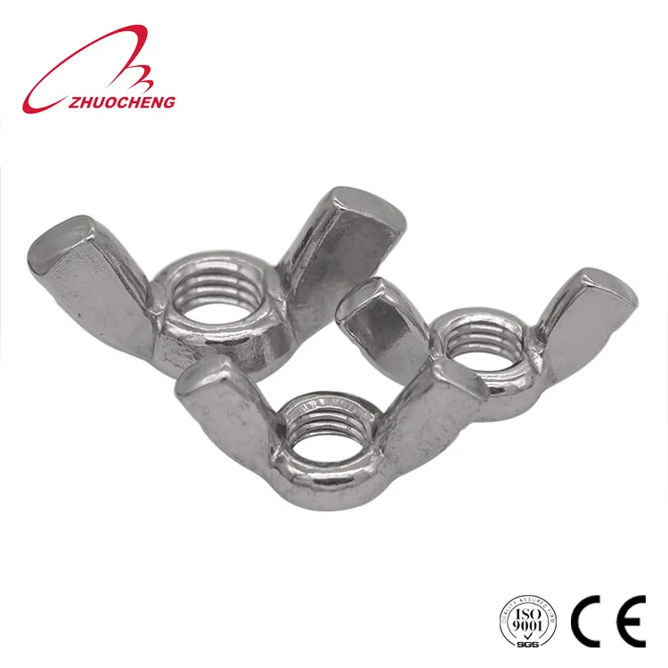  High quality brass butterfly wing nuts