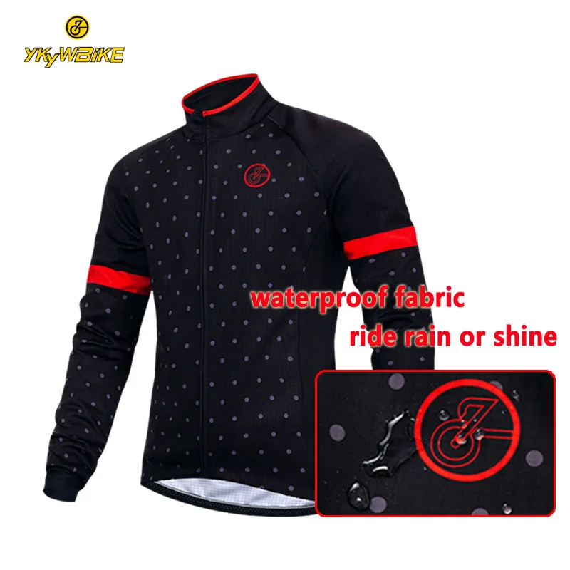 
Custom Logo Design High Quality Waterproof Windproof Winter Cycling Clothing Cycling Jacket 