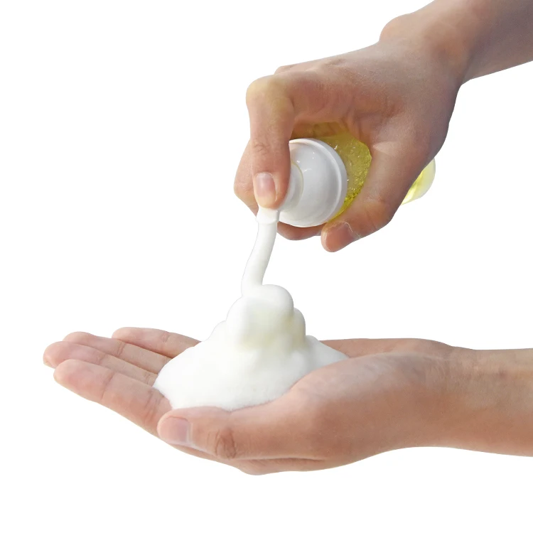 Custom 60ml Colorful Empty Shampoo Pump Bottle Foaming Hand Soap PP Bottle