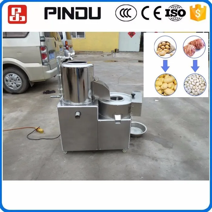 
automatic potato washing peeling slicing machine production line for potato chips 