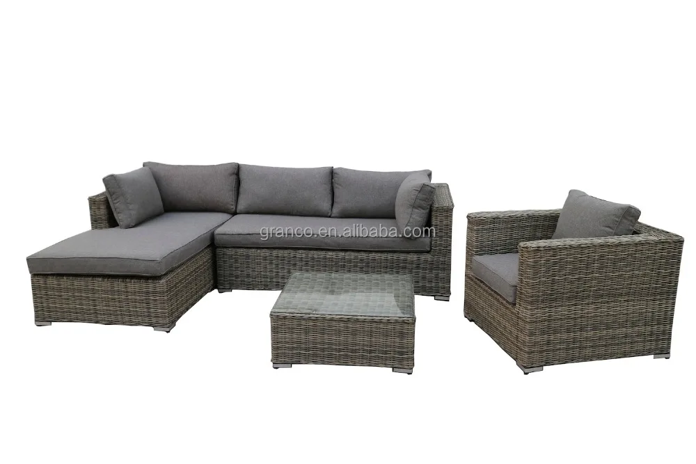 High quality Outdoor Sofa Outdoor Rattan beautiful 5 seater Sofa Set Rattan Furniture