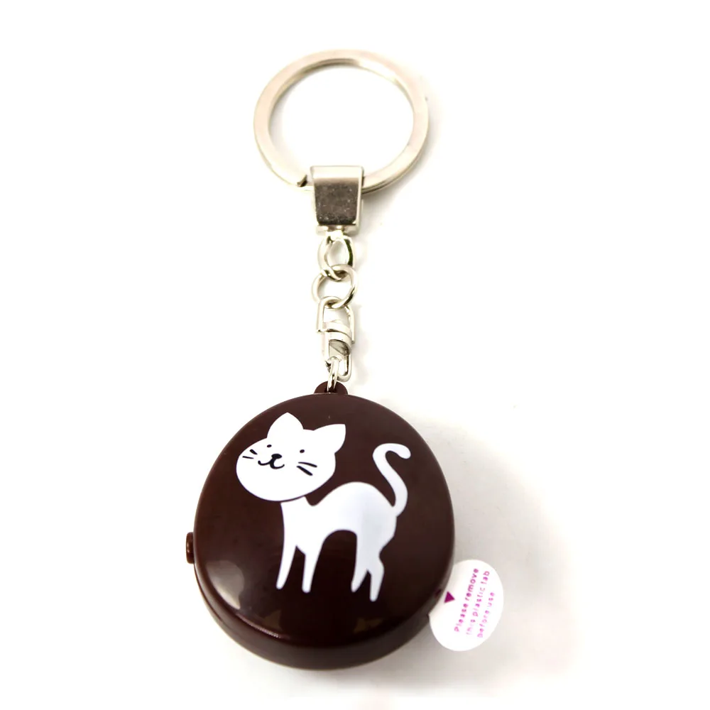 Plastic Recordable Sound Keyring,Mini Oval Voice Music Talking Keychain for promotion