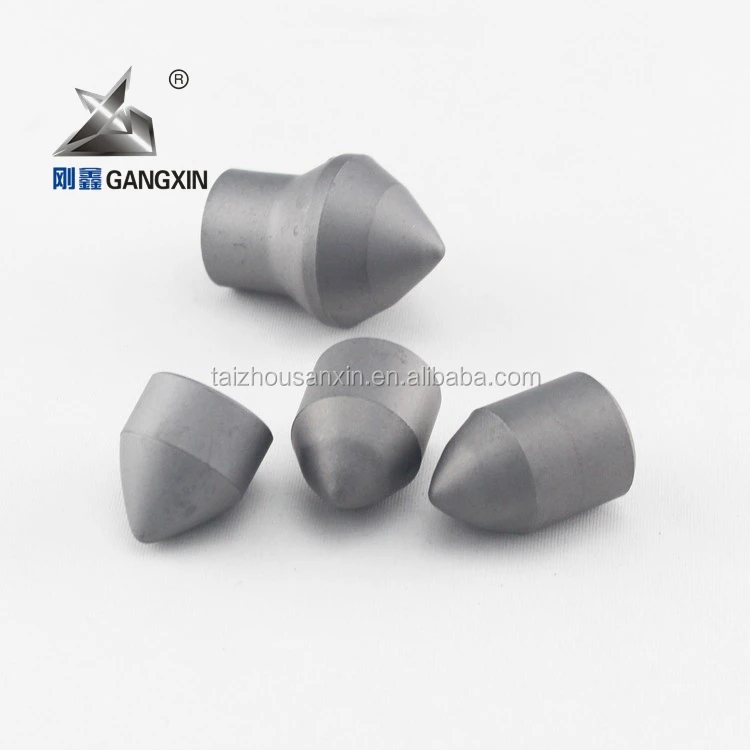 High quality control K30, K40 Gangxin Brand tungsten carbide coal tips/bit for coal drilling sanxin