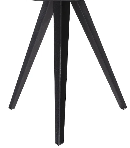 Wholesale Fashion Modern Design MDF top Metal Legs Round Dining Table