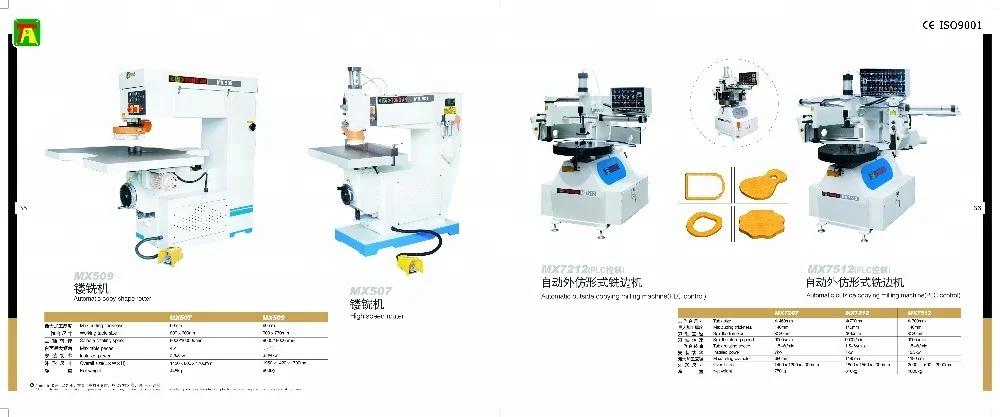 MX507 High Speed Router Woodworking Machine Made in Chine Wood Router With Tilting Spindle