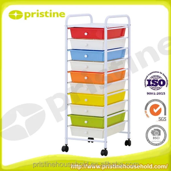Wholesale 10-Tier Home Storage Furniture from Taiwan Quality eBay Sale-Colorful Plastic Drawer Wheels for Kitchen Space