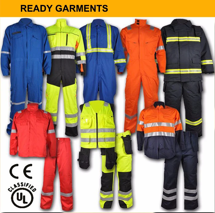 high vis fluoresce modacrylic viscose flame retardant fabric for protective clothing