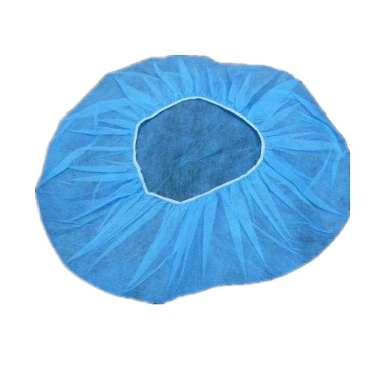 
disposable PP bouffant round caps non-woven products hair net manufacturer 