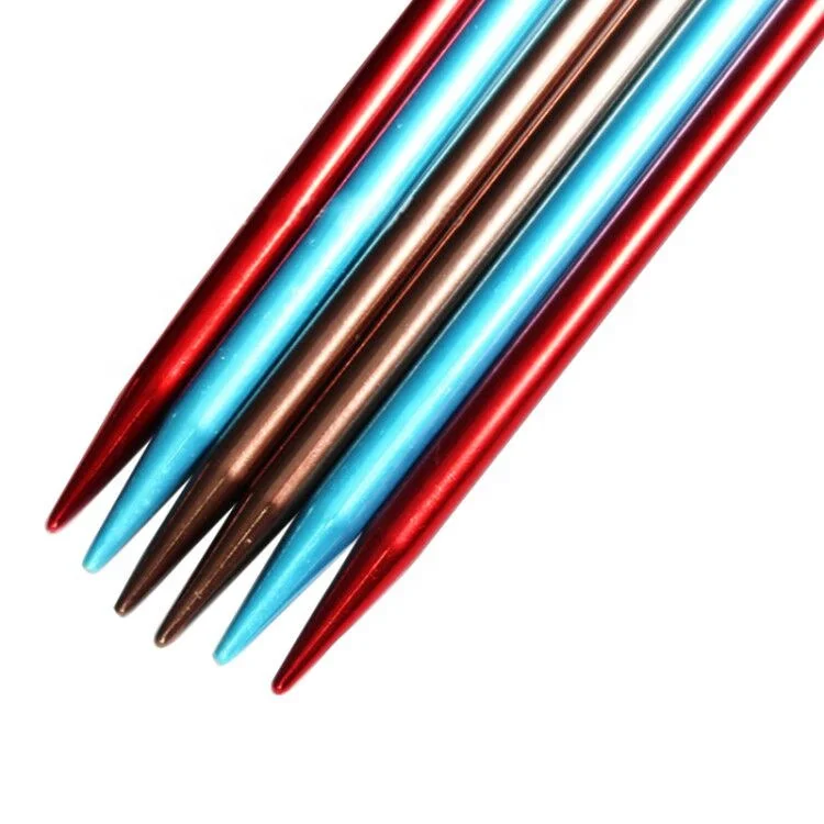 
2PCS/SET SKC High Quality Colorful Single Handle Knitting Needle Tool Sweater Needle Crochet Hook 