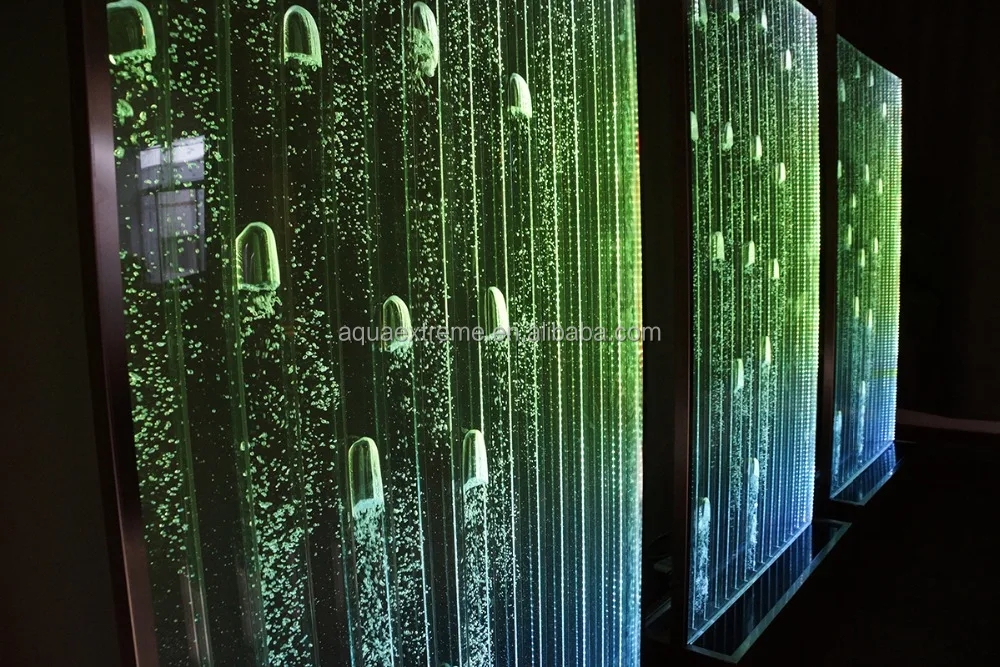 Programmable Pattern of Water Bubble wall With the Bubbles Amazing Landscape Room Divider