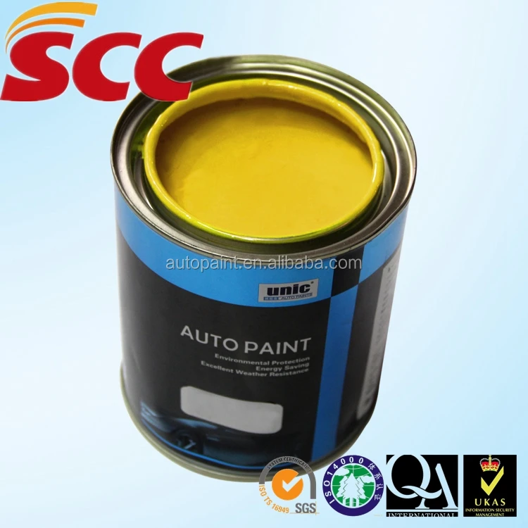UN-S18 UNIC 2K Bright yellow auto base paint