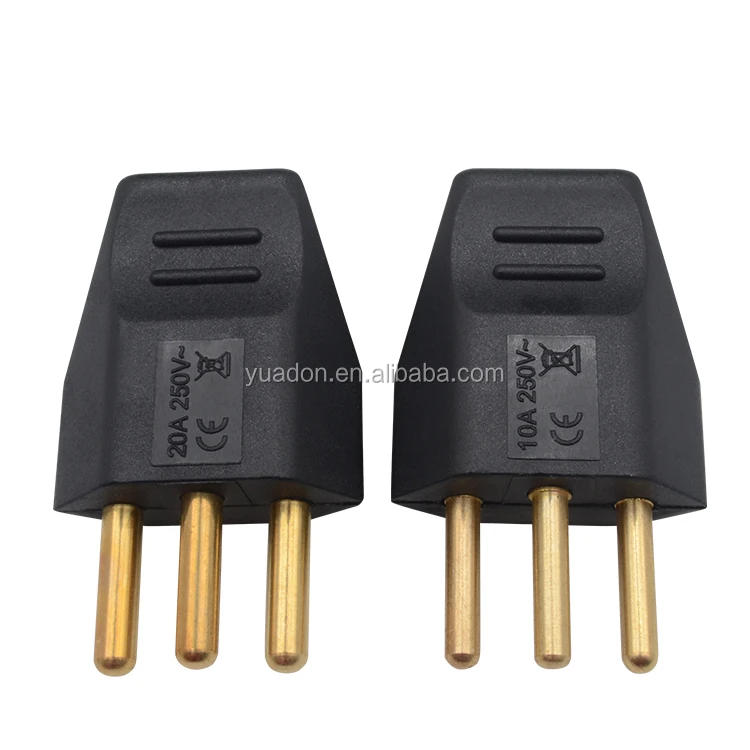 3 prong interchangeable interchangeable brazil adapter