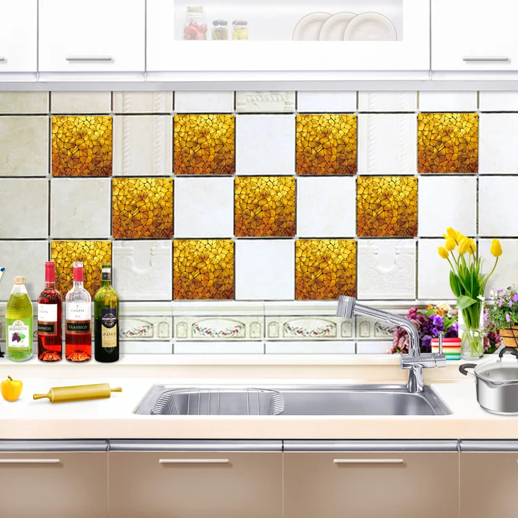 
Kitchen oil proof household great wall sticker for sale 3D tile sticker 