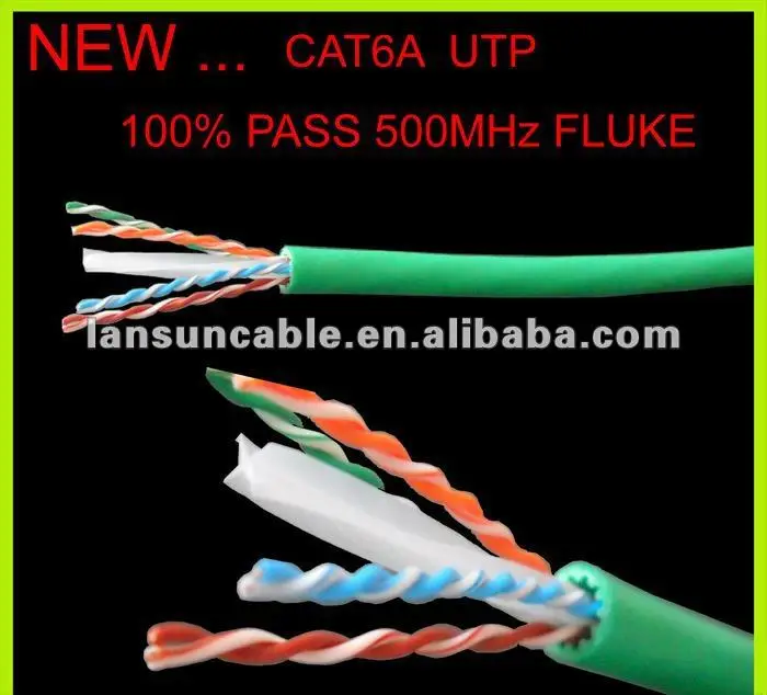 Кабель UTP/FTP/SFTP cat 6a с кабелем lan высокого качества