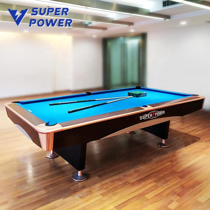 Factory price 9 ft American billiard pool table with slate on hot sale