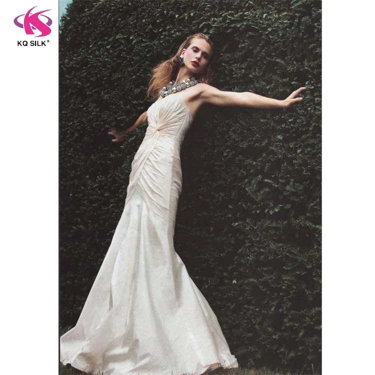 В наличии, пряжа, окрашенная шелковая ткань Dupioni, жесткая шелковая ткань, белая свадебная ткань