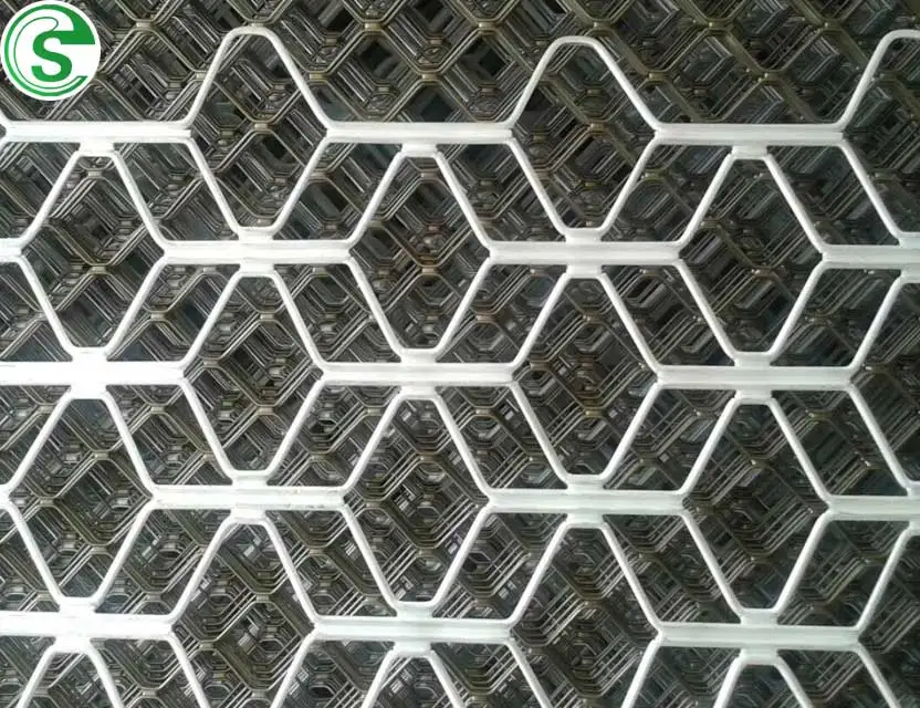 Diamond patterned aluminum mesh grille security doors and windows