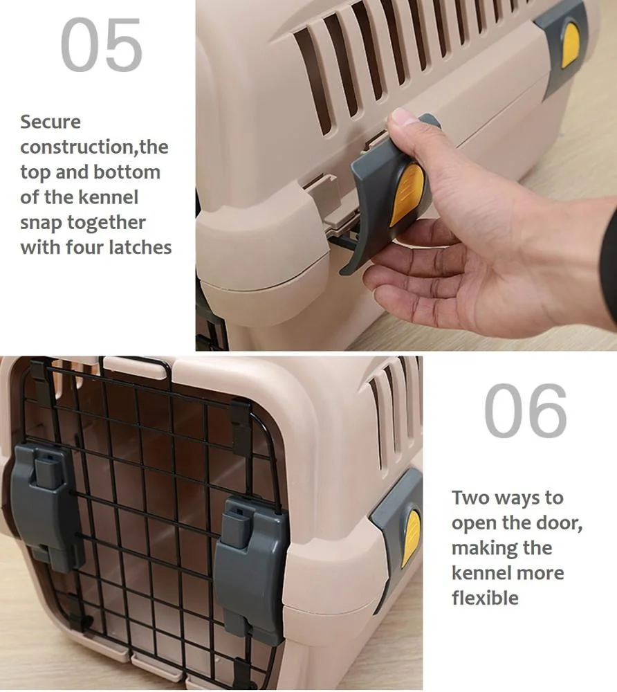 Portable Airline Approved Pet Kennel Cats Travel Cage Car Travel Vet Visit Dogs Carrier Crate Outdoor Kennel