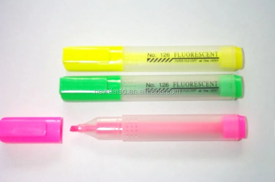 Top quality low price durable using highlighter marker pen round non-toxic