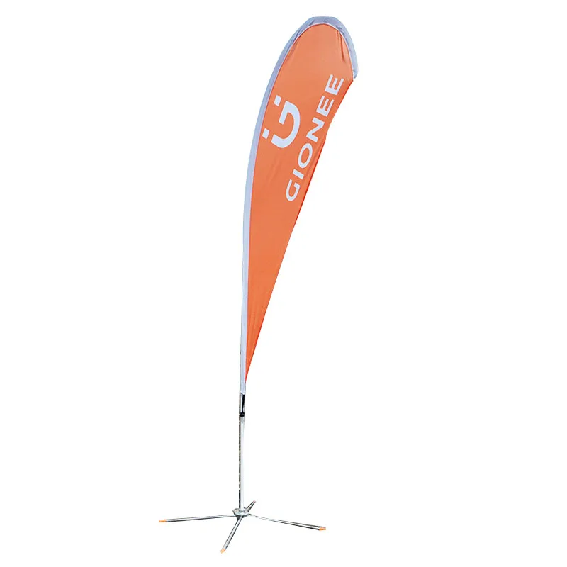 cheap promotion swooper  wind feather teardrop flag