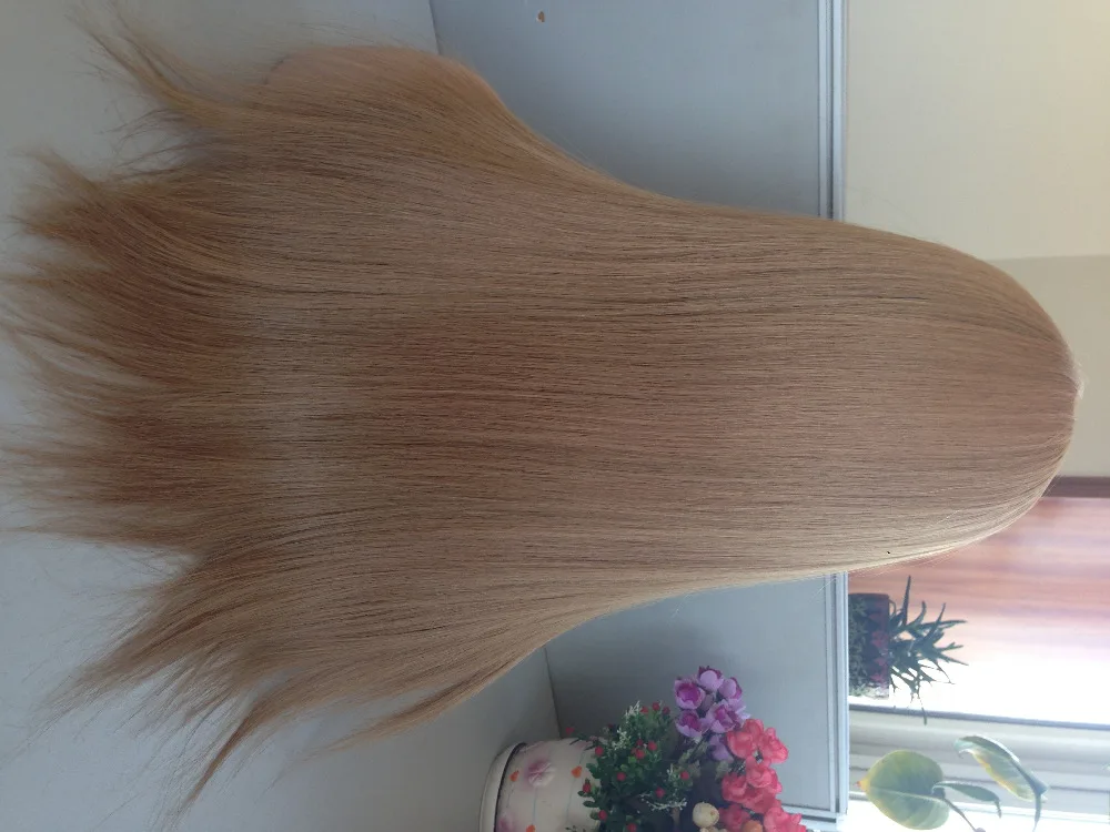 jewish wig 100% human virgin hair in stock all hair same length with big layers silk top 4x4inch #14R light brow fast delivery