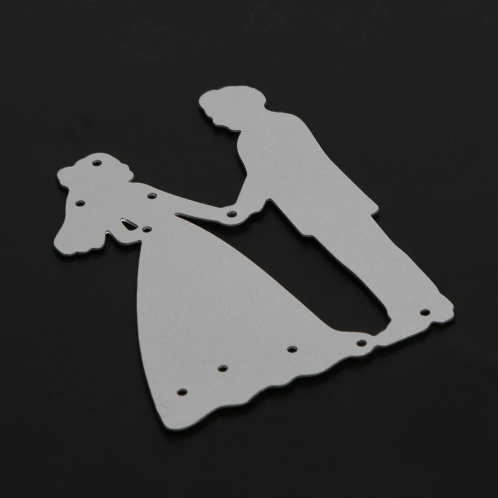 1pc Bride Groom Wedding Couple Metal Cutting Dies Stencils DIY ...