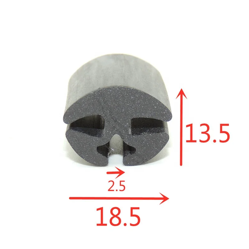 Boat windshield caravan window rubber seal
