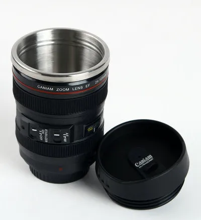 Amazon Hot Selling Promotional Gifts Item 24-105mm Camera Lens Coffee Mug Cup