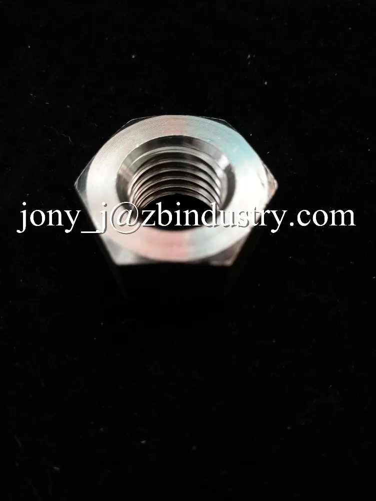 
254SMO ( 1.4547, UNS S31254, F44, 8MLCUNA ) DIN934 Hex Nuts Bolt 