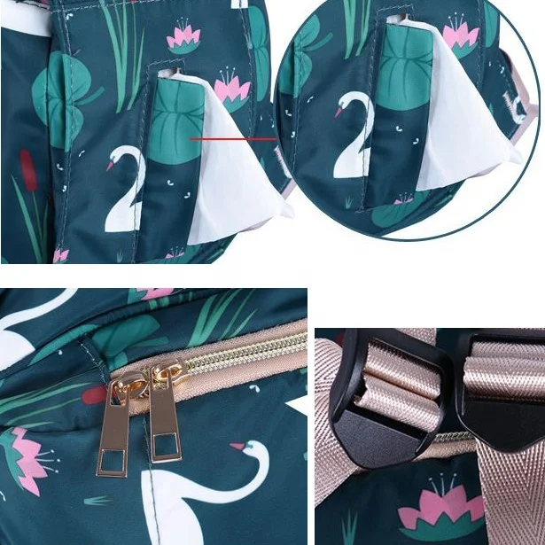 Backpack diaper bag Large Capacity custom logo waterproof Outdoor Nanny Pack Baby backpack diaper bag