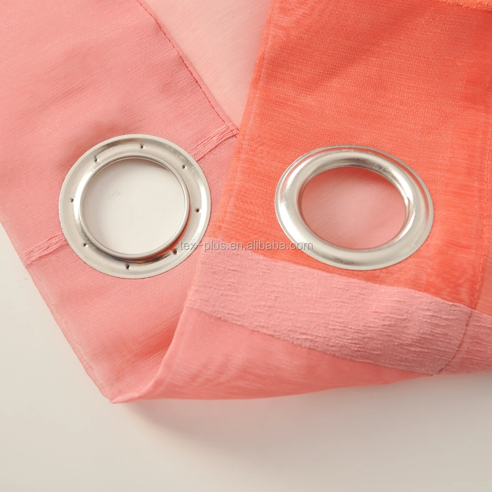 Beautiful fancy red chenille sheer curtains