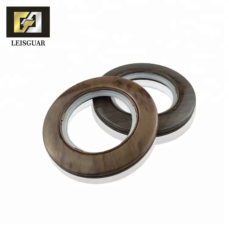 Wooden Decorative Grommet Eyelet Openable Abs Yiwu Accessory Custom Curtain Ring