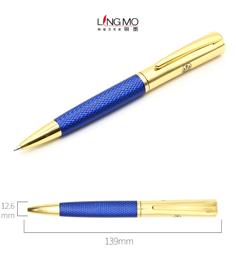 Lingmo OEM High Quality Gift Ball Pen With Logo Metal Ballpoint Pen