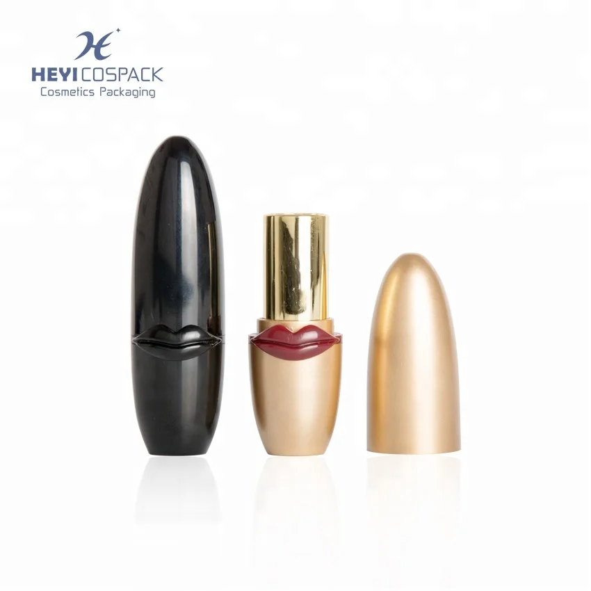 Уникальная форма, косметический макияж, контейнер для губ, бутылка/черная губная помада на заказ, упаковка для оптовой продажи