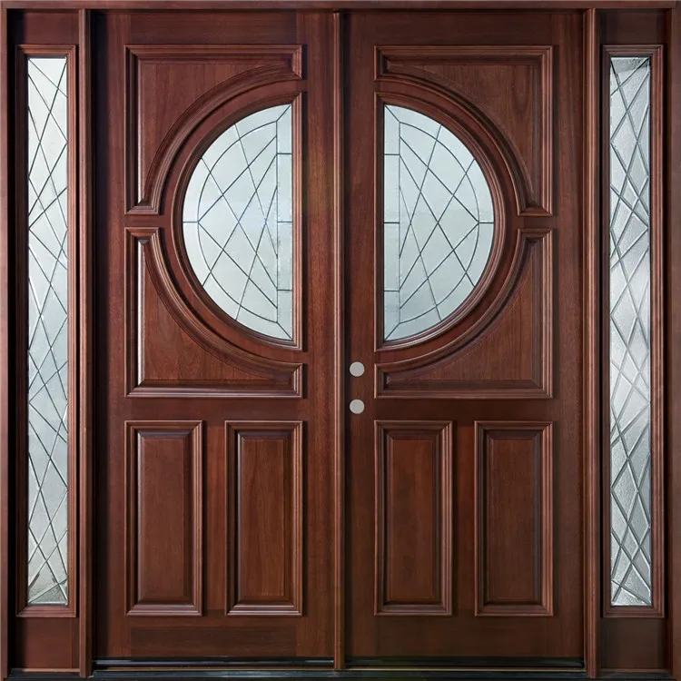 Turkish Steel Wooden Door Armored Steel Security Doors Modern Design Mother and Son Door