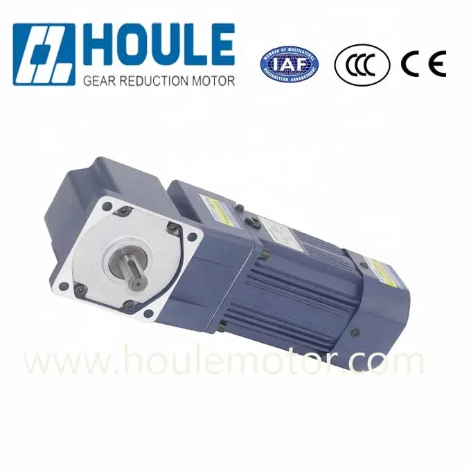 Houle AC/DC 25W ~400W  gear motor F1 type reducer low noise  variable speed motor with speed controller gear motor