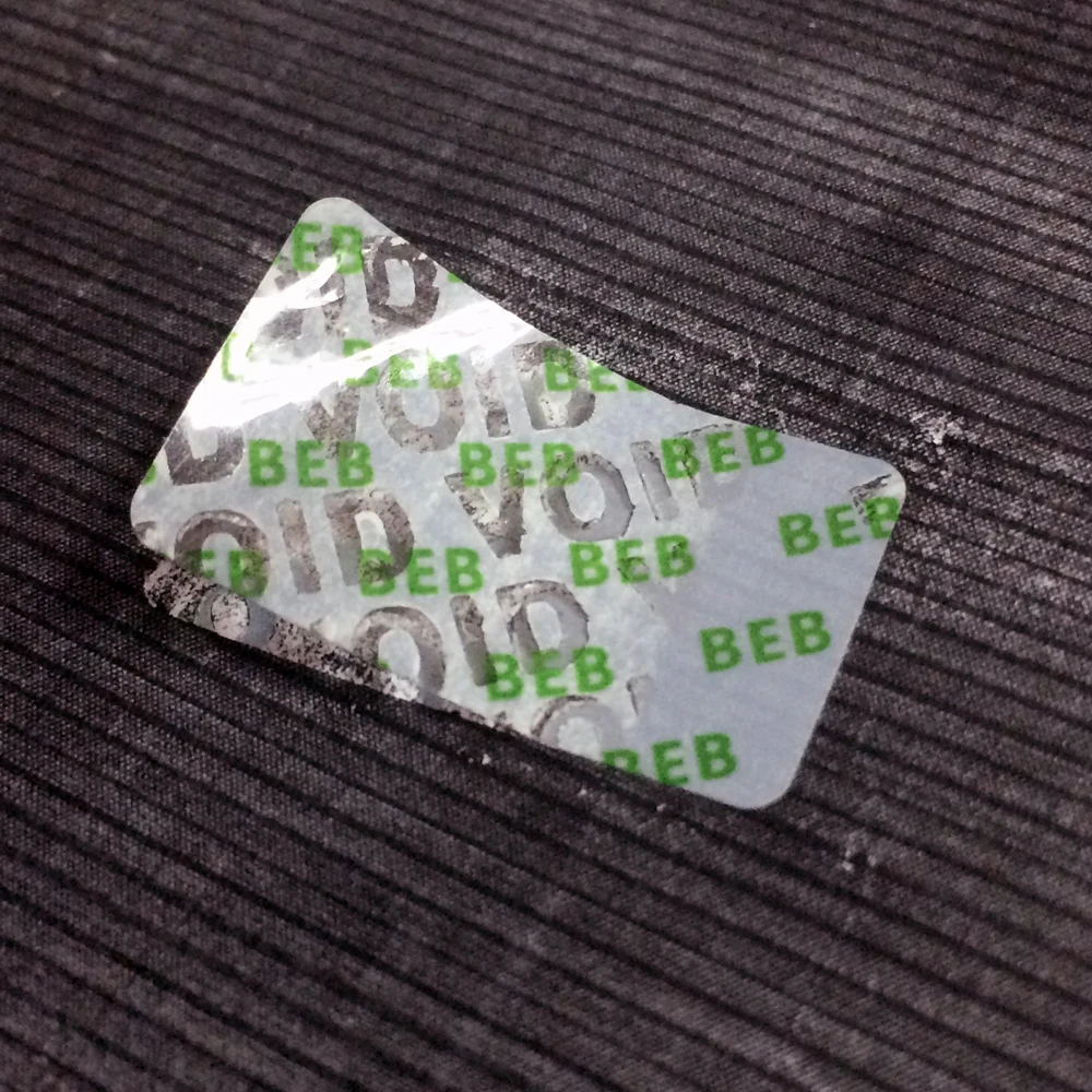 Waterproof Custom Barcode Scan Security QR Code Label Paper Adhesive Sticker Printing Tamper Proof Qr Code Sticker