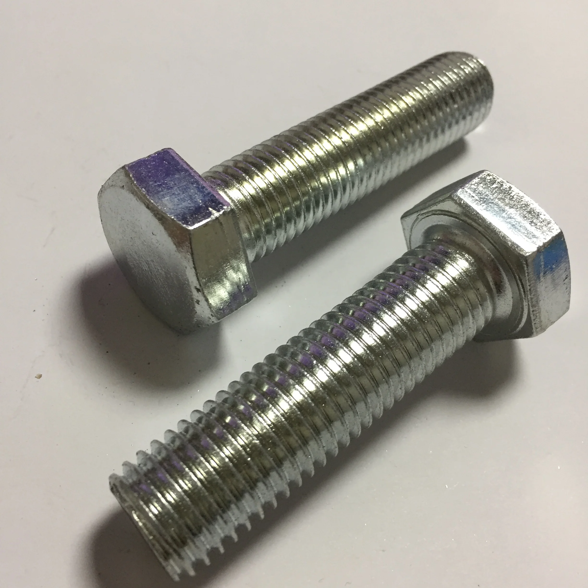 hebei fastener astm/bsw unc hex bolt  1/2 ,3/8,1/4,5/16 DIN933/931 grade 4.8/8.8/10.9