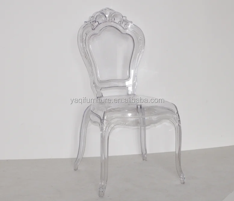 Cheap plastic dining Chair modern accent acrylic chair for wedding