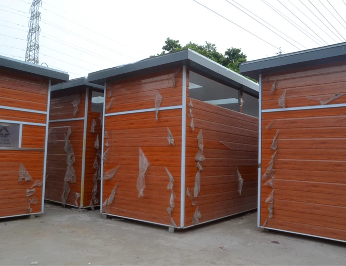Custom foshan low cost heat resistant modern container light steel luxury small prefab house villa for warehouse